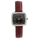 Fastrack, Women's  Watch Analog, Black Dial Brown Leather Band, 6167SL01